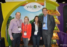 Erik Musto, Lindsay Love, Angela Aronica and Bill Olvey with Vision Import Group. Erik and Bill are new hires.